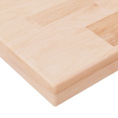 Vidaxl Policová deska 80 x 20 x 2,5 cm masivní dubové dřevo bez úprav