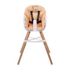 Nania Nania, Vyvíjející se židle na krmení PAULETTE, Od 6 měsíců do 5 let, Oboustranný polštář, Vyrobeno ve Francii, Kubus