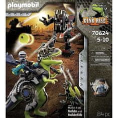 Playmobil PLAYMOBIL, 70624, Tyranosaurus a obří robot