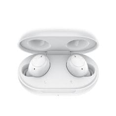 VERVELEY OPPO Enco Buds - Bezdrátová sluchátka Bluetooth - krytí IP54 - 24 hodinová samostatná s krabičkou - Bluetooth 5.2 - bílá