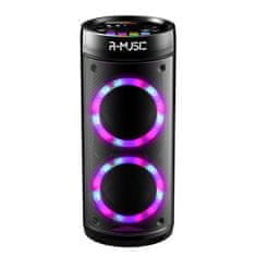VERVELEY R-MUSIC Booster Party - Bezdrátový reproduktor BT High Power - 600 W - Světelná show - Ekvalizér - USB, microSD - LED obrazovka - Karaoke