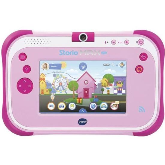 Vtech VTECH, Storio Max 2.0 5 5 konzole růžová, 5palcový vzdělávací tablet pro děti