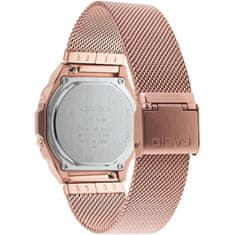 Casio Ocelové hodinky, CASIO, Milánská síťka, Růžové zlato