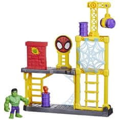 MARVEL Spidey a jeho neobyčejní přátelé, dekonstrukční čtverec, hračka Hulk pro děti od 3 let