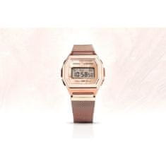 Casio Ocelové hodinky, CASIO, Milánská síťka, Růžové zlato