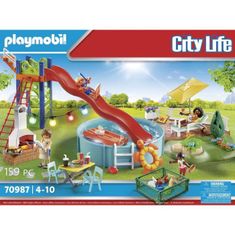 Playmobil PLAYMOBIL, 70987, Relaxační zóna s bazénem