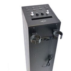 VERVELEY Inovalley HP49CD - Bluetooth zvuková věž - CD přehrávač a funkce Karaoke - 100 W - FM rádio - USB port - Aux-in - černá barva