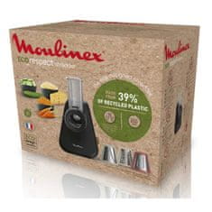 Moulinex MOULINEX DJ77EN10 Eco Respect Kráječ na zeleninu, 3 stupně (strouhání, struhadlo, mandolína), ekologický design, vyrobeno ve Francii