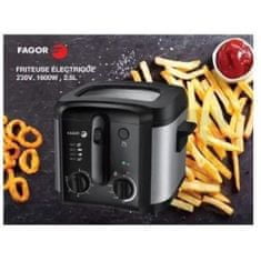 FAGOR FAGOR FG0312 Elektrická fritéza, 2,5 l, 1600 W, časovač, nastavitelný termostat