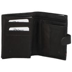Diviley Trendová pánská kožená peněženka Figo, černá - hnědá