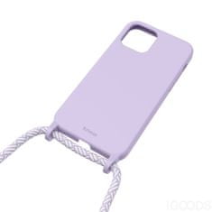 Artwizz ArtWizz HangOn silikonový kryt se šňůrkou pro iPhone 13 Pro, růžový Fialová