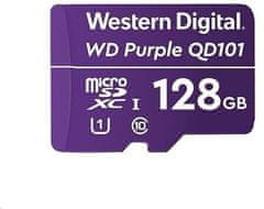 Western Digital WD Micro SDXC Purple Class 10 - 128GB, fialová (WDD128G1P0C)