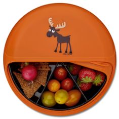 Carl Oscar Svačinový box pro děti BentoDISC - oranžová