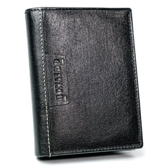 RONALDO Pánská kožená peněženka Aszod šedá