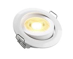 HEITRONIC HEITRONIC LED vestavné svítidlo DL7202 bílá nastavitelné 5W teplá bílá 3000K 500665