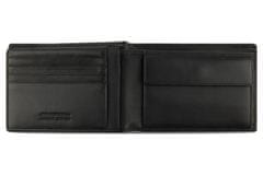 Bugatti Pánská kožená peněženka s klopou Super Slim černá
