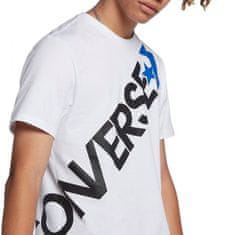 Converse Pánské tričko Mens Cross Body Tee White