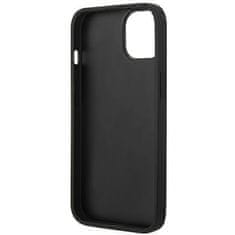 Karl Lagerfeld KLHCP14SGFKPK hard silikonové pouzdro iPhone 14 6.1" black Glitter Flakes Ikonik