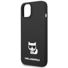Karl Lagerfeld KLHCP14MSLCTBK hard silikonové pouzdro iPhone 14 PLUS 6.7" black Silicone Choupette Body