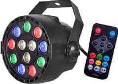 HADEX Disco LED DJ světlo RGB12x3W DMX512