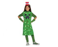 Disguise Kostým Minecraft Creeper dívka 7-8 let