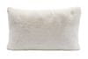Dekorační polštář FUR, 30x50 cm, bílá