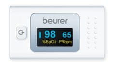 Beurer Oxymetr pulzní PO35 měření saturace hemoglobinu kyslíkem