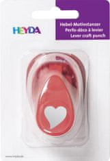 HEYDA ozdobná děrovačka velikost S - srdce elegant 1,7 cm