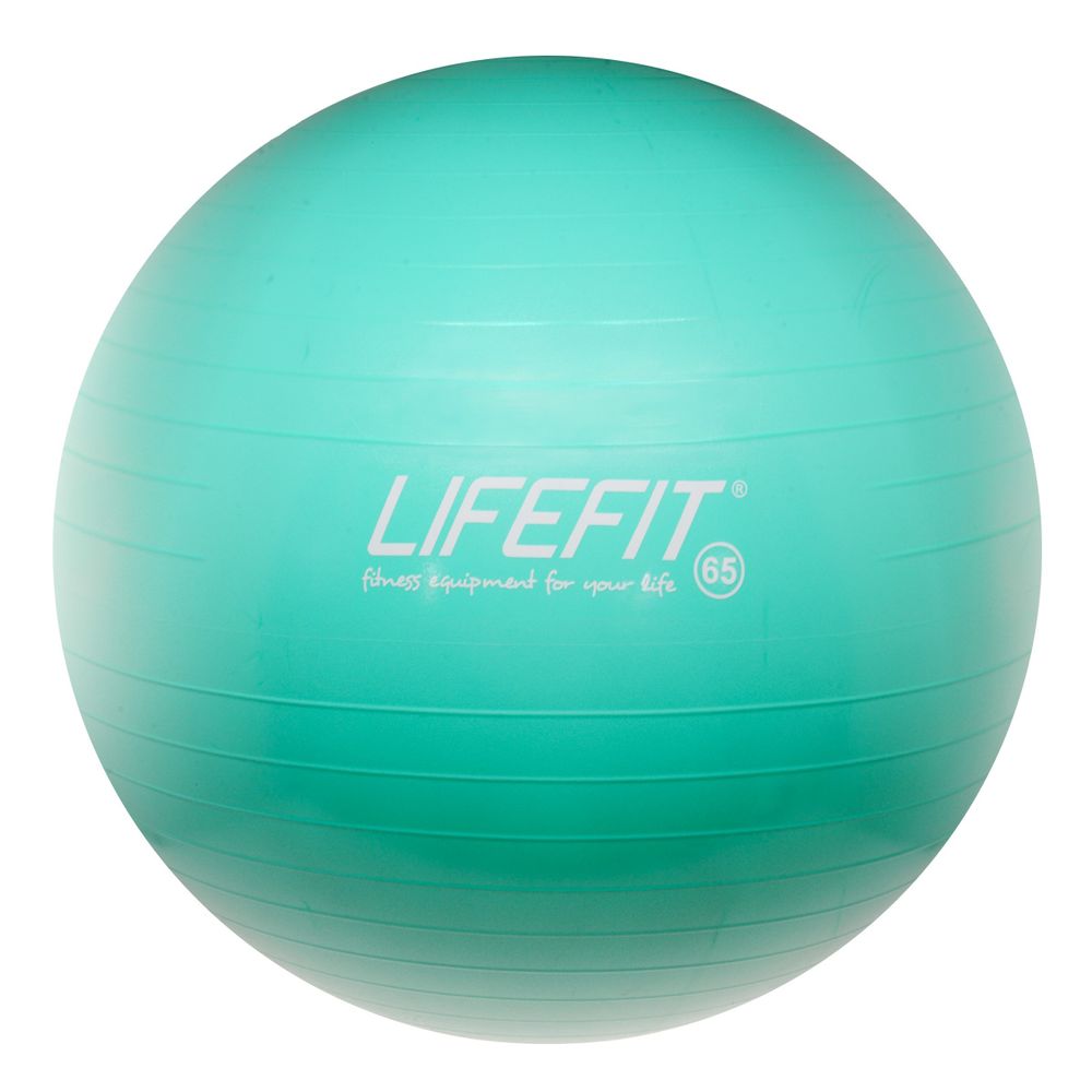 LIFEFIT gymnastický míč Anti-Burst 65 cm, mint - rozbaleno