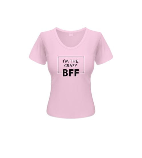 Happy Glano Dámské triko I'm BFF - růžová