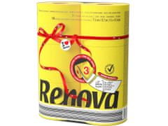 Renova Toaletní papír Maxi žlutý 3-vrstvý, 6 ks