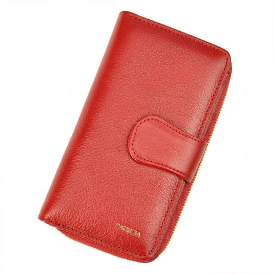 Patrizia Pepe Stylová dámská kožená peněženka Bave, červená