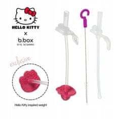 b.box Náhradní brčka pro Hello Kitty láhev na vodu 2 ks. b.box