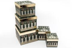 Sifcon SET 5 ks dárkových krabic XMAS, black - rozbaleno
