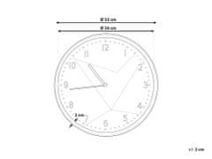 Beliani Nástěnné hodiny ø 33 cm vícebarevné DAVOS