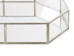 Beliani Dekorativní zrcadlový podnos stříbrný CHABRIS