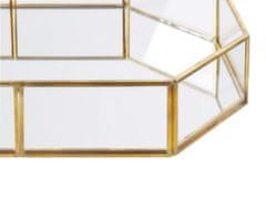 Beliani Zrcadlový dekorativní podnos zlatý CHABRIS