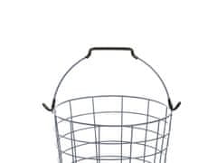 Beliani Kovový stojan se 3 drátěnými košíky šedý AYAPAL