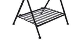 Beliani Černý kovový odkládací stolek ANCUD