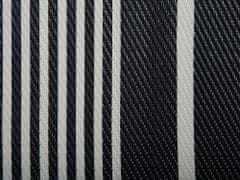 Beliani Černý venkovní koberec 90x180 cm HALDIA