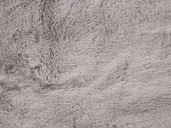 Beliani Přikrývka 200 x 220 cm šedá CHAAB