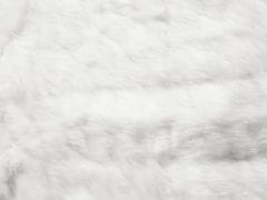 Beliani Přikrývka 180 x 220 cm bílá TOURZA