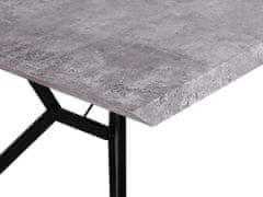 Beliani Jídelní stůl 160 x 90 cm betonový vzhled BUSCOT