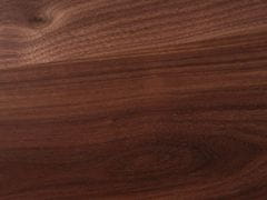 Beliani Jídelní stůl 200 x 100 cm tmavé dřevo MADOX
