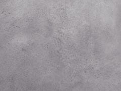 Beliani Jídelní stůl s betonovým efektem 160 x 80 cm černý SANTIAGO