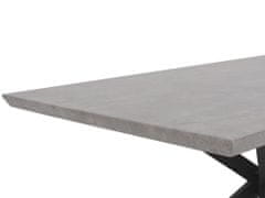 Beliani Jídelní stůl SPECTRA betonový vzhled 140 x 80 cm