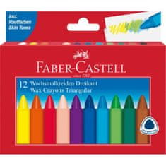 Faber-Castell Voskovky triangular set 12 barevné