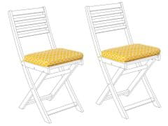 Beliani 2x Polstrování k židli FIJI 29x38x5 cm