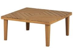 Beliani Konferenční stolek z akátového dřeva 70 x 70 cm BARATTI