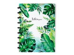 Life Designer Sada Bullet Journal - NEW COLORS (nebeská modř, lila, korálová růžová, meruňková), papírový LISTOVÝ (nepoškrabatelný soft touch)